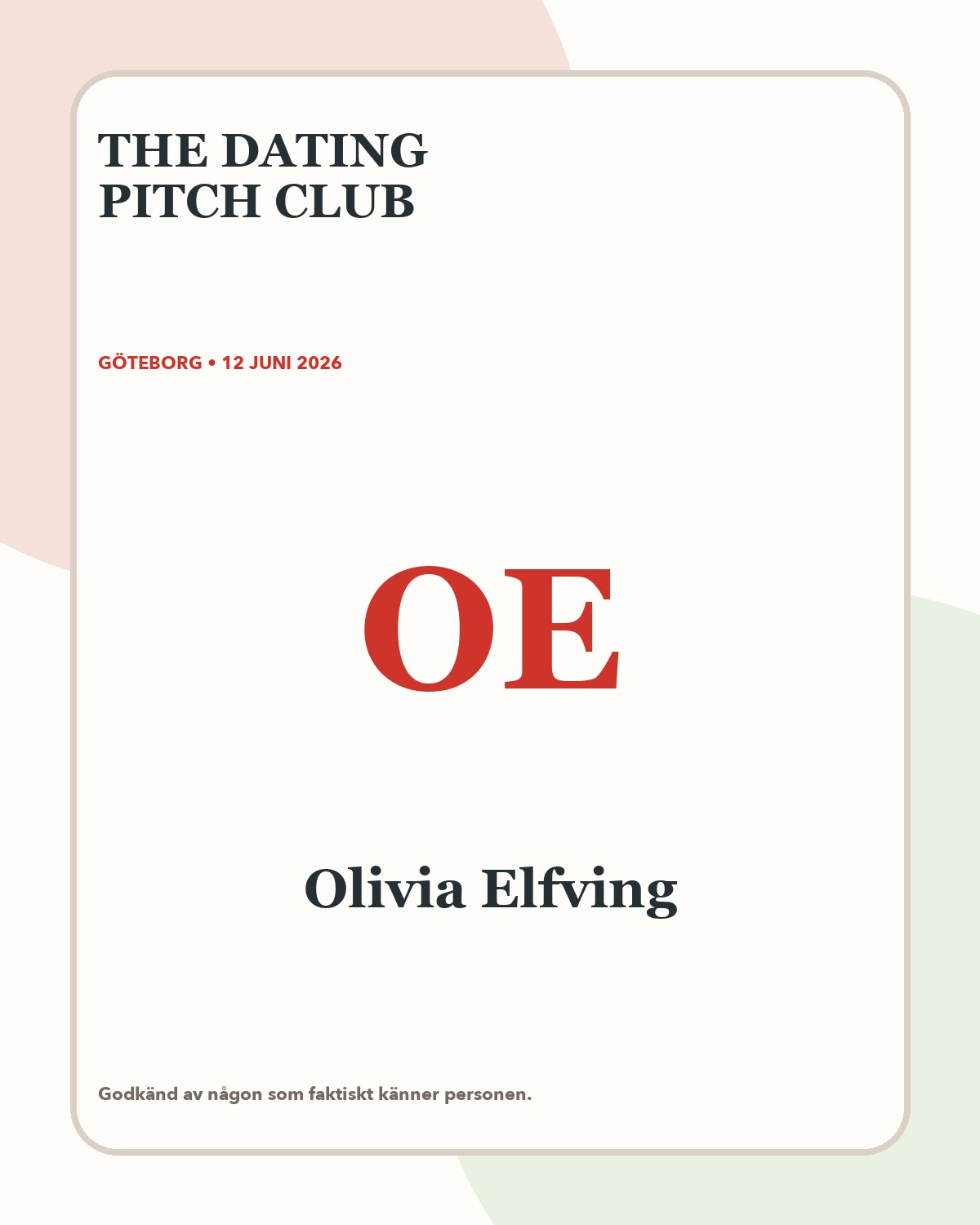 Olivia Elfving
