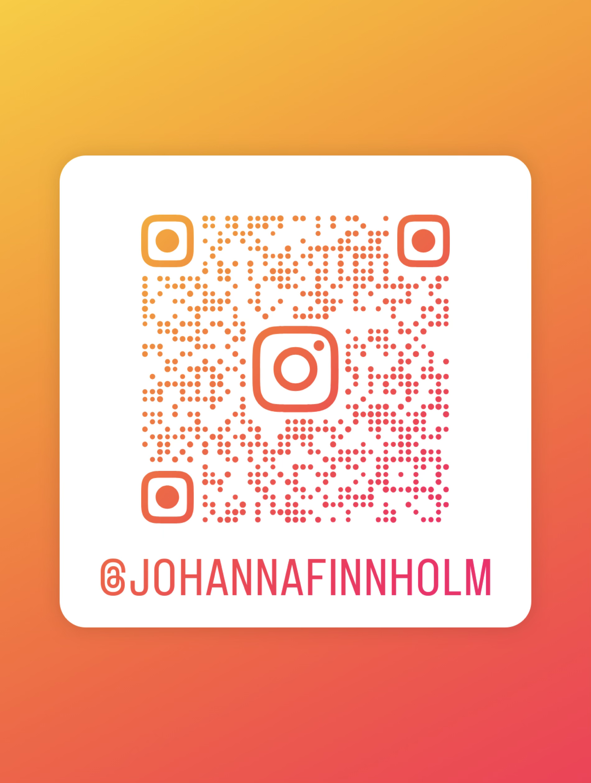 QR-kod till Johanna Finnholm