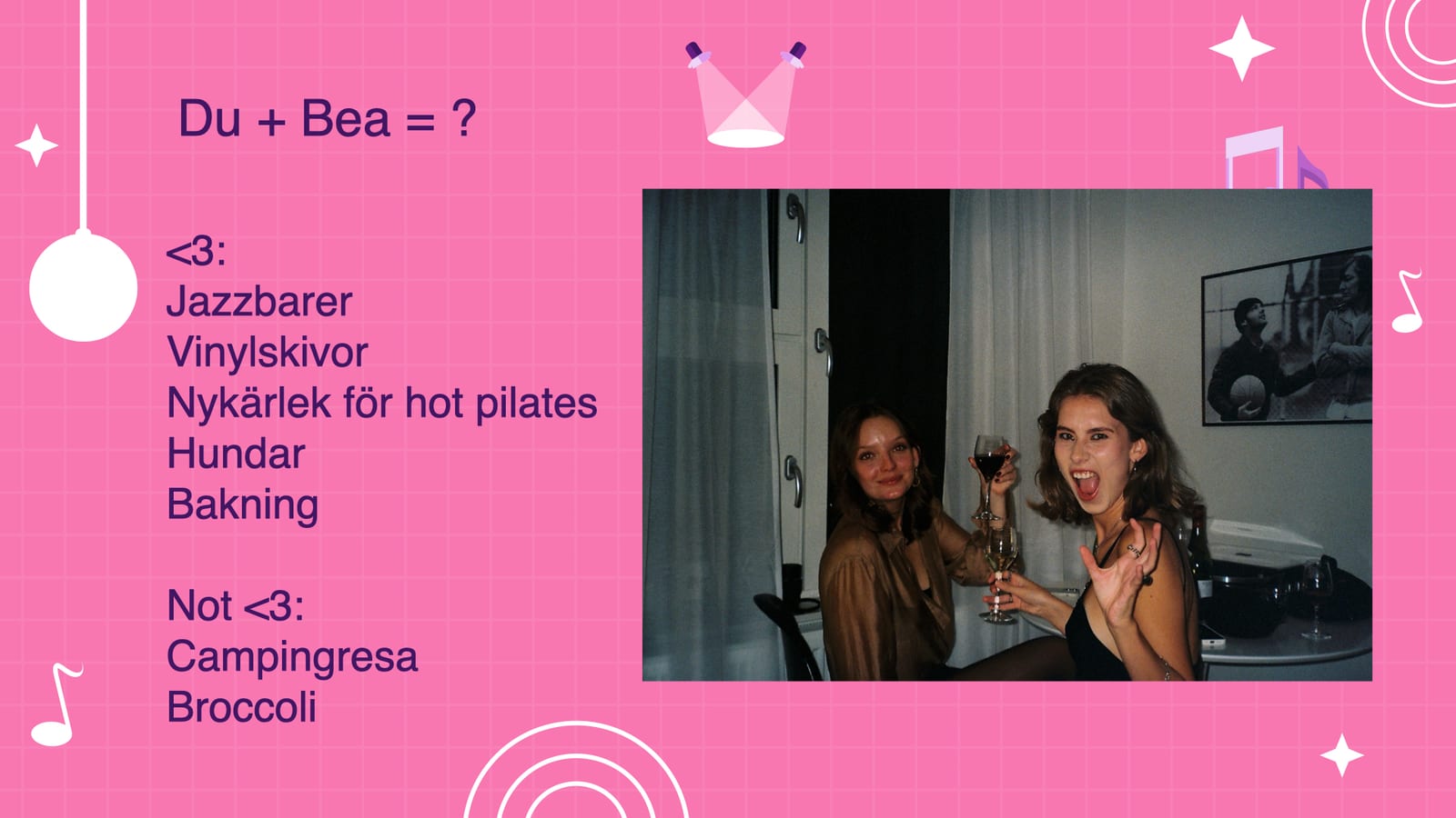 Bea Ulfvingers pitch, bild 6