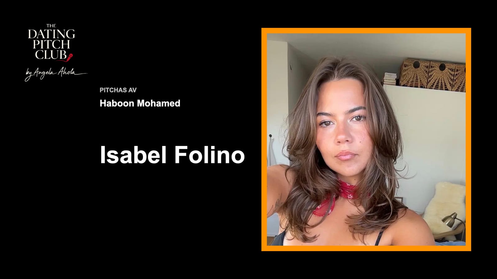 Isabel Folinos pitch, bild 1