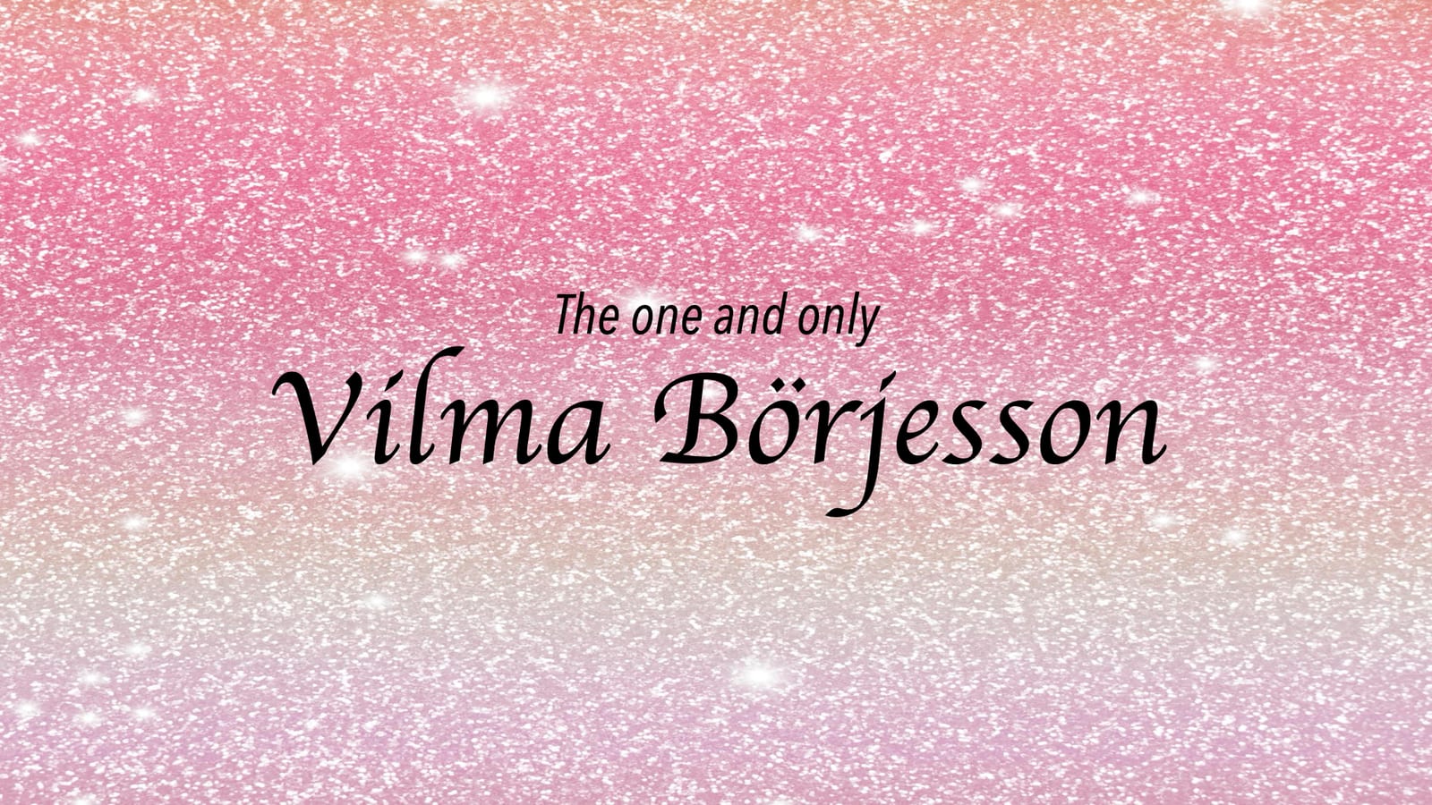 Vilma Börjessons pitch, bild 2